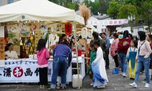 打卡董官村古风集市 一秒梦回千年